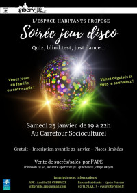 SOIRÉE JEUX DISCO