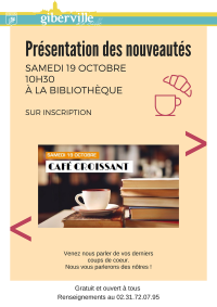 PRÉSENTATION DES NOUVEAUTÉS LITTÉRAIRES