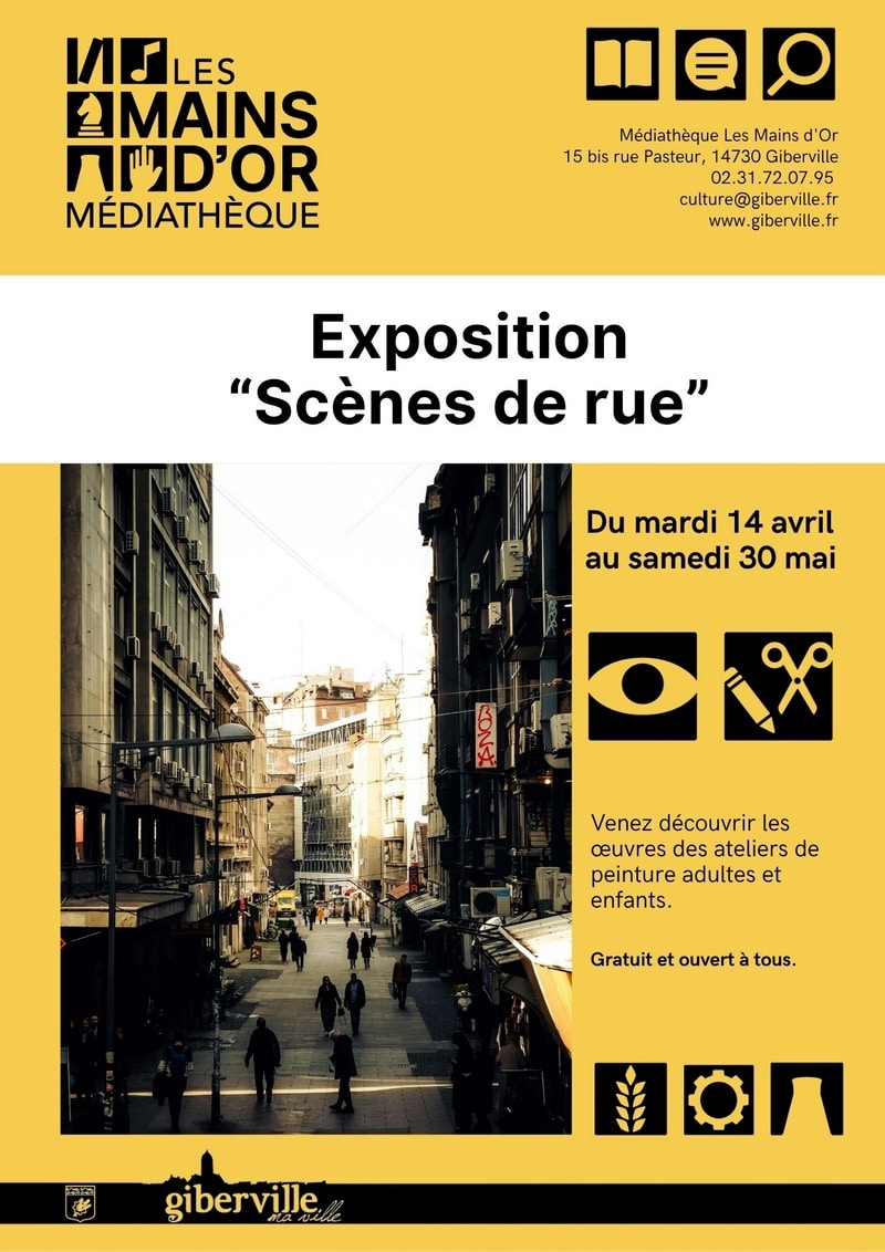FAC 14 avril Affiche expo scènes de rue