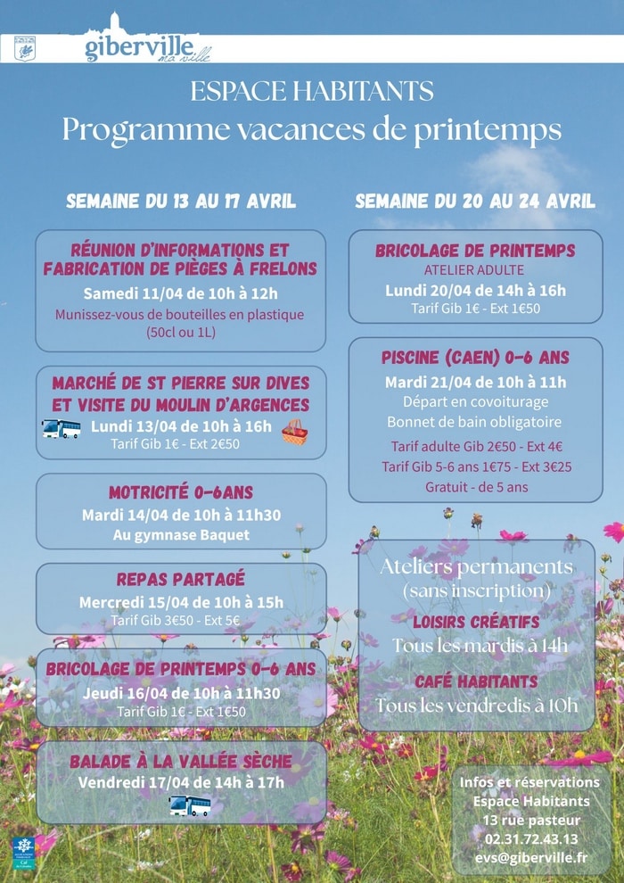 VACANCES PRINTEMPS EVS FAC