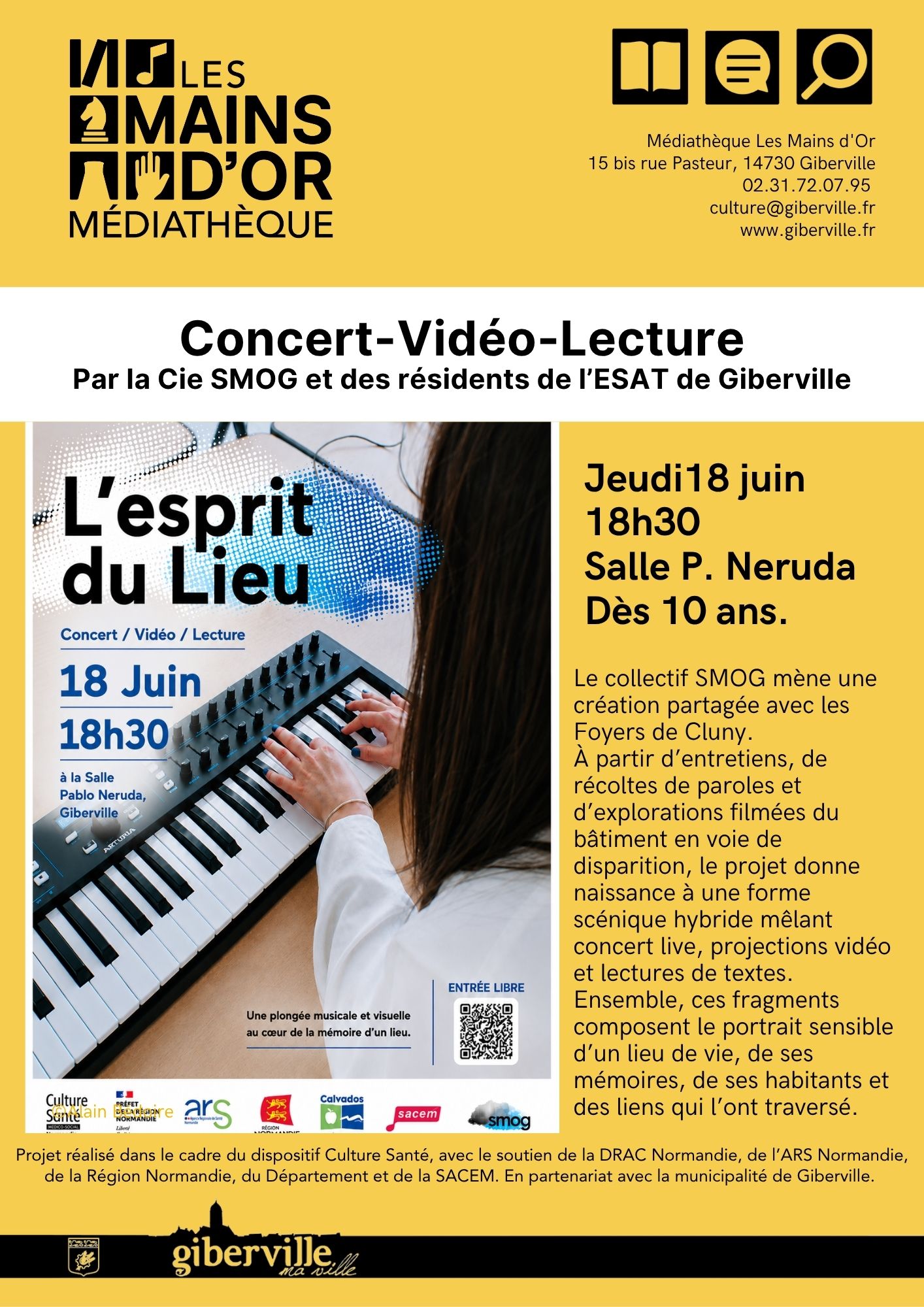 CONCERT VIDEO JEUDI 18 JUIN