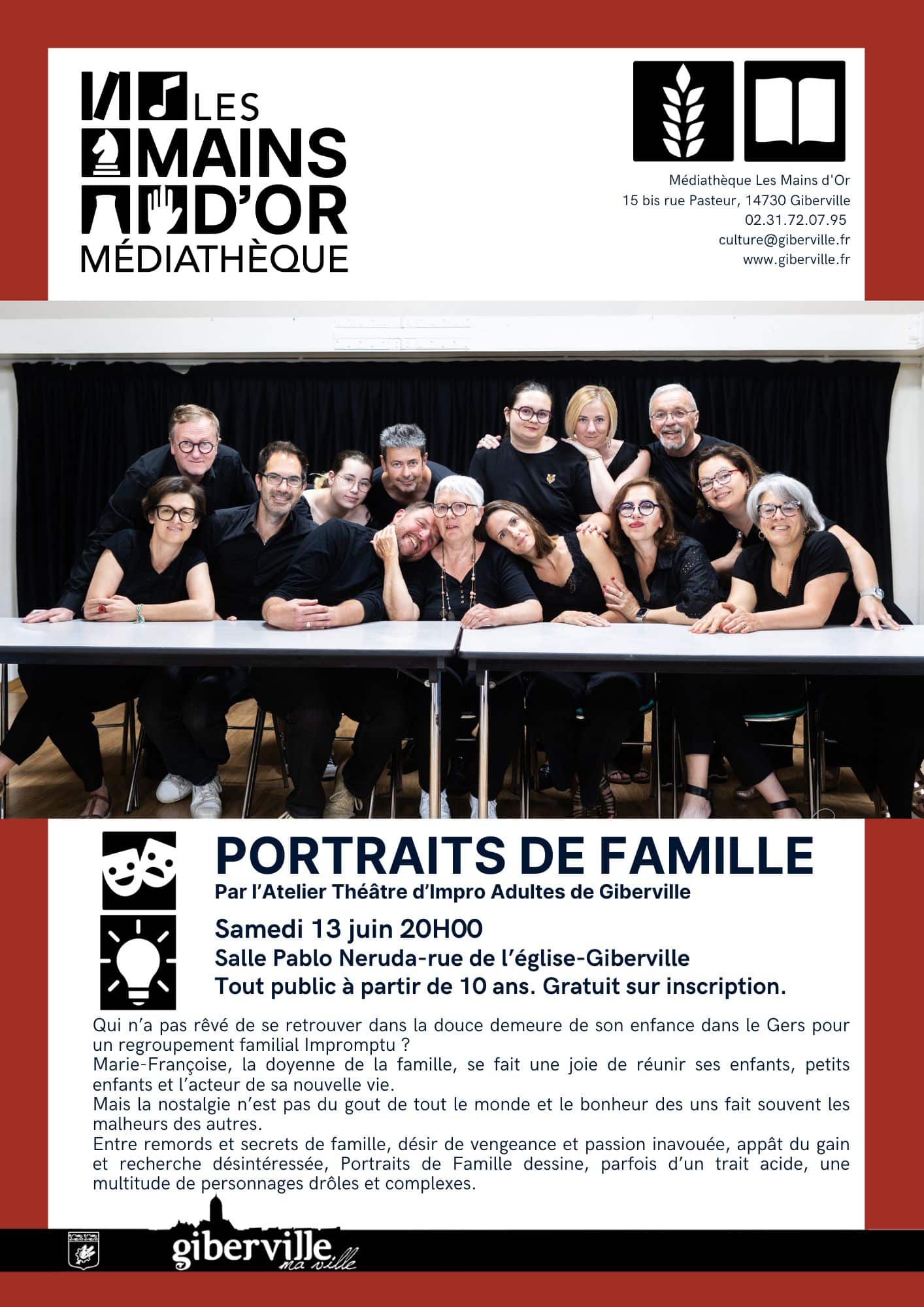 MATCH IMPRO SAMEDI 13 JUIN