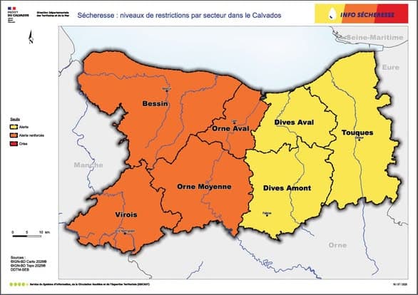 CARTE SECHERESSE
