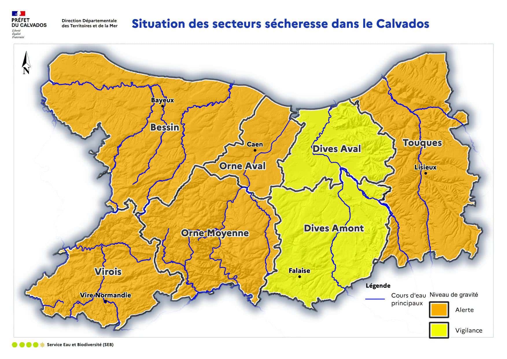 CARTE SECHERESSE