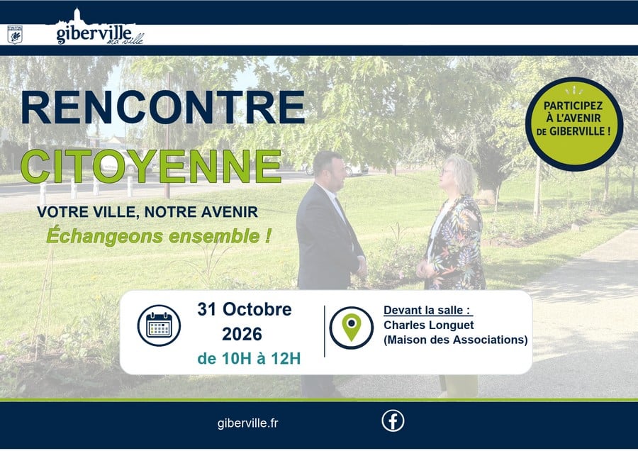 2Affiche Rencontre Citoyenne Giberville 31-10-2026 (1)