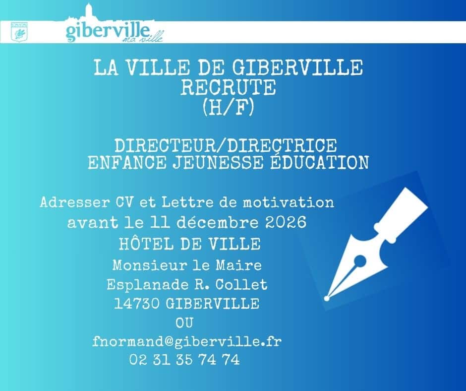 POSTE A POURVOIR ENFANCE JEUNESSE EDUCATION